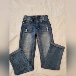 Venus Distressed High Waisted Jean's Size 6 with Elastic Waist